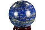 Polished Lapis Lazuli Sphere - Pakistan #123451-1
